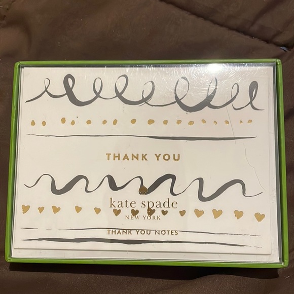 kate spade Office Kate Spade Thank You Note Card Set New Poshmark
